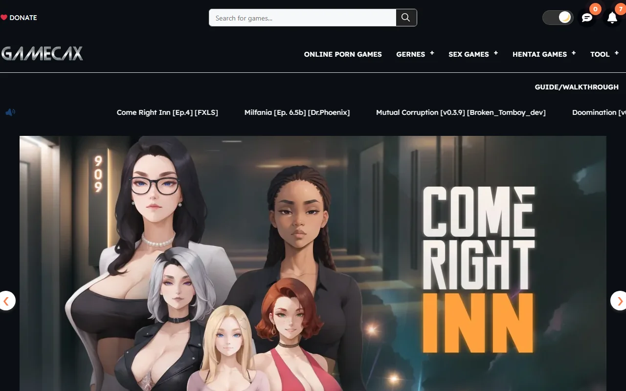 Screenshot: Gamecax Screenshot of Gamecax